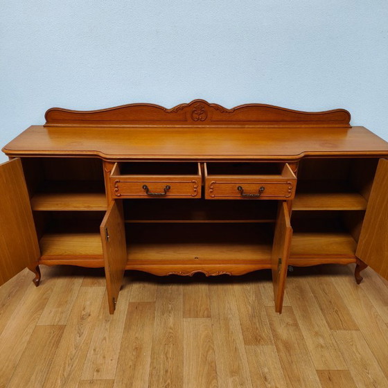 Image 1 of Vintage country Louis wall cupboard buffet cupboard dresser chest of drawers