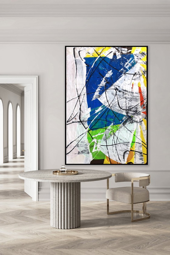 Image 1 of Jürgen Angeler - The Blue Dimension - 200 x 140 cm
