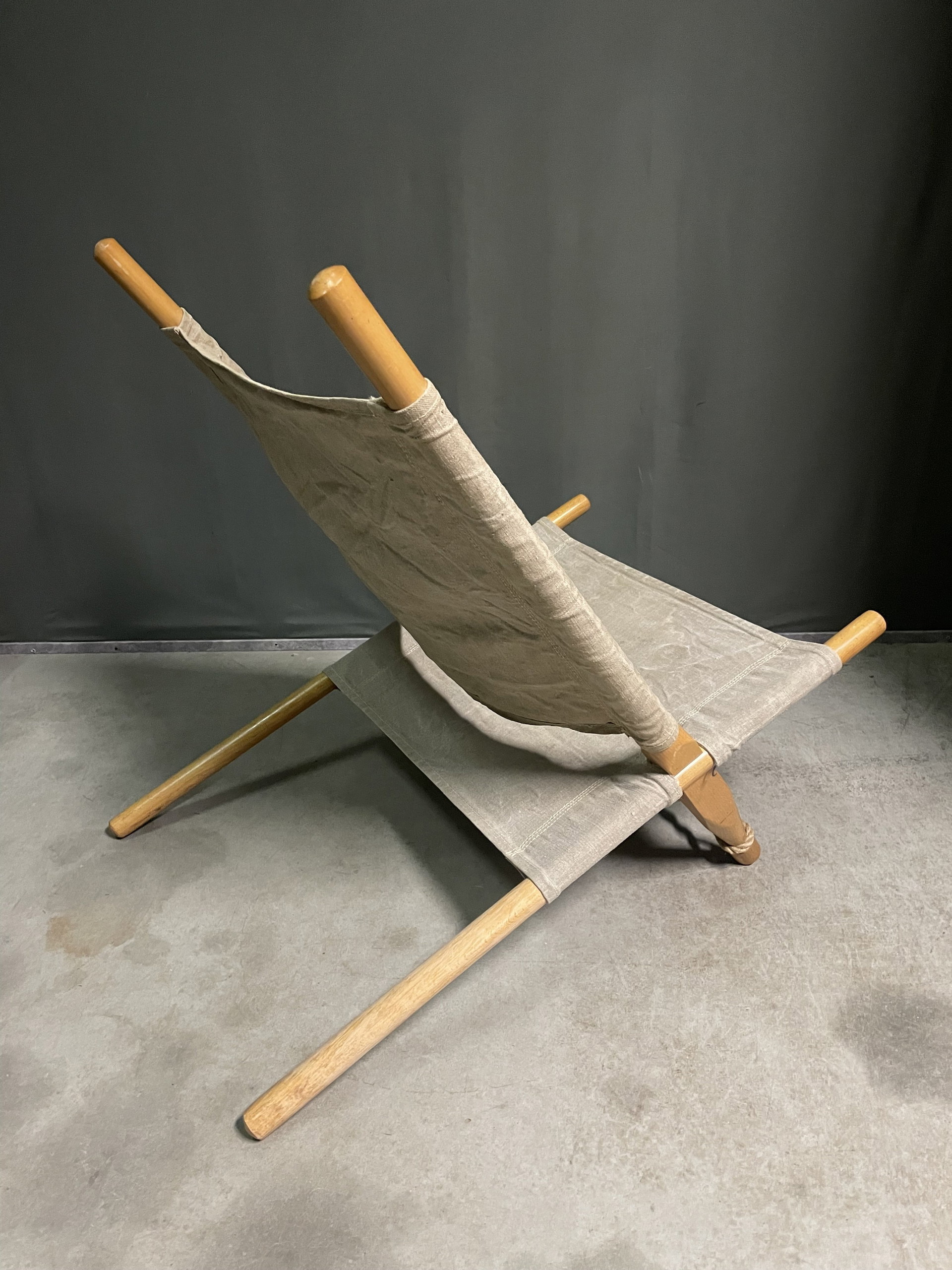 Vintage Saw Chair by Ole Gjerlov Knudsen for Cado, Denmark 1958