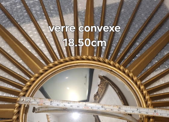 Image 1 of Specchio solare Chaty Vallauris 86 cm del 1960. Vetro convesso 18,50 cm.