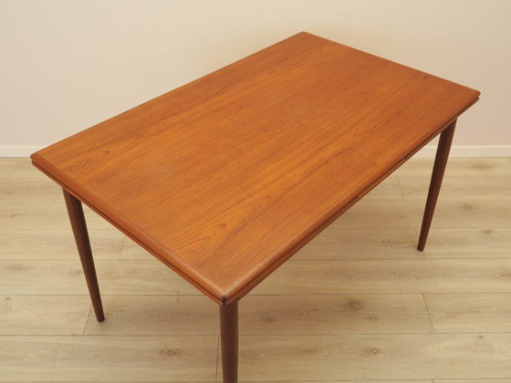 Image 1 of Mesa de teca, diseño danés, década de 1970, fabricada en Dinamarca.
