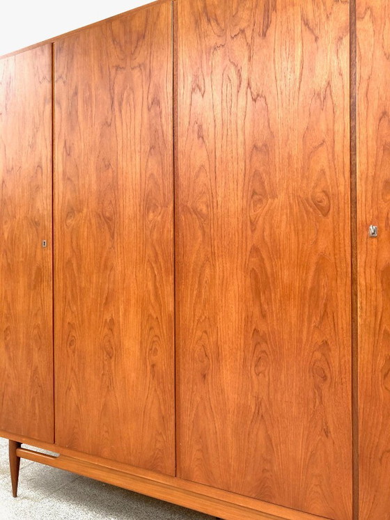 Image 1 of Vintage mid-century teak wardrobe 1960s