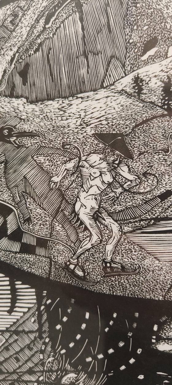 Image 1 of Jerzy Jędrysiak Holzschnitt Hendrick van Prooije
