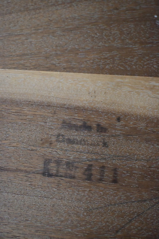 Image 1 of Deens Design Salontafel met Tegeltableau Knud L Nielsen 60’s