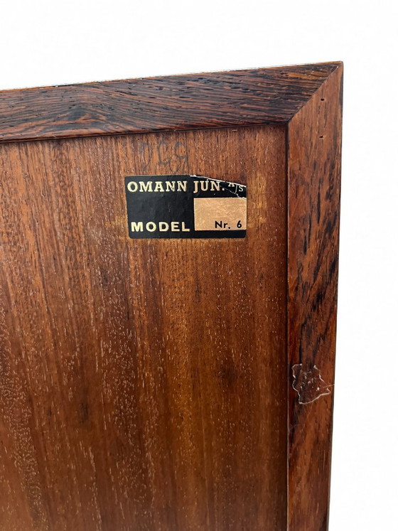 Librería modelo 6 de palisandro de Omann Jun Mobelfabrik, década de 1960. – Wood (photo 8 of 11)