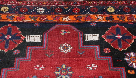 Image 1 of Antieke Russische Kaukasische Ghazni Kazak Shirvan, meer dan 100 jaar oud, 280 x 175 cm