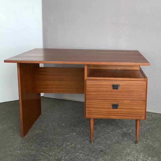 Image 1 of Mahogany Desk, 1950, Restored