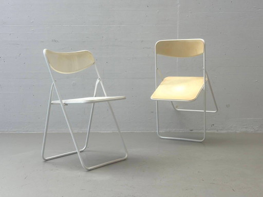 Vintage IKEA TED Klappstuhl Von Niels Gammelgaard – klapstoelen, Plastic (photo 2 of 14)