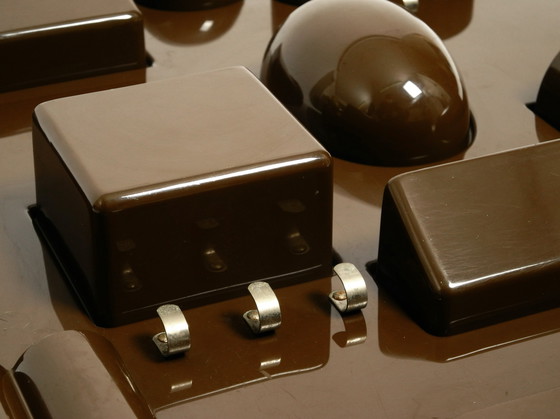 Image 1 of 70s Uten.Silo van Dorothee Maurer-Becker | M-Design Production in donkerbruin