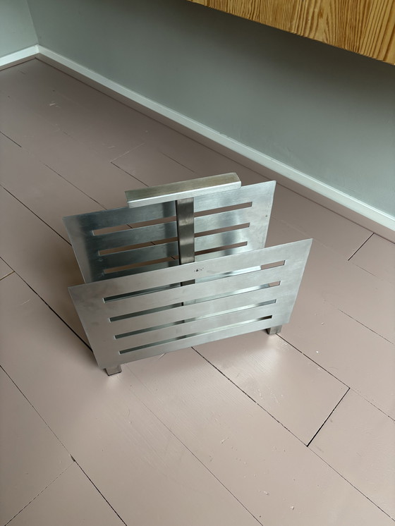 Image 1 of Vintage RVS lectuurbak van Zack