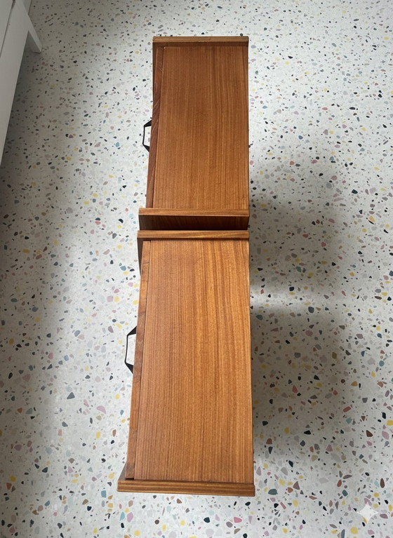 Image 1 of (1 di 2) Comodini vintage in teak – metà secolo – anni '60