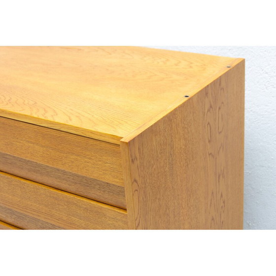 Image 1 of Vintage U-453 chest of drawers in oak by Jiri Jiroutek for Interiér Praha, Czechoslovakia 1960s