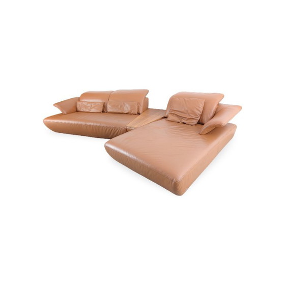 Divano Koinor Avanti originale in pelle anilina color cognac – Divani modulari (photo 8 of 11)