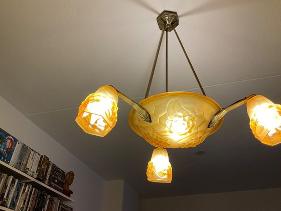 Image 1 of Suspension Art Déco ancienne