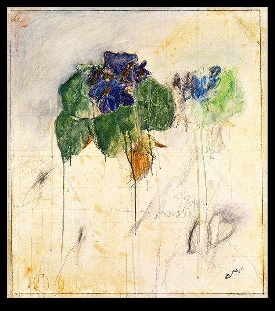 Image 1 of Bruni, Bruno - Fiore - lithographie offset couleur - signée à la main