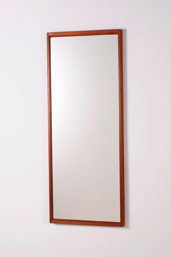Image 1 of Miroir en teck de Kai Kristiansen pour Aksel Kjersgaard, 1960s