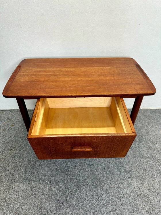 Tavolino in teak Mid Century Design danese anni '50 '60 Vintage, Tavolini, Legno, Marrone (foto 6 di 13)