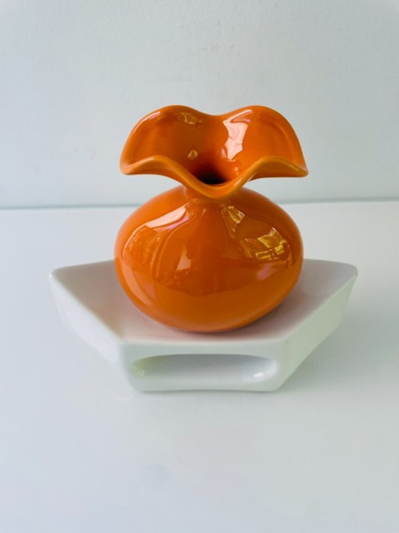 Image 1 of Unique ceramic designer vase – modern sculptural design