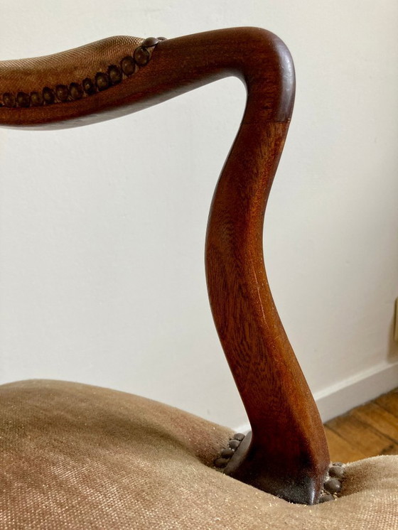 Image 1 of Mesa redonda con 4 sillas retro