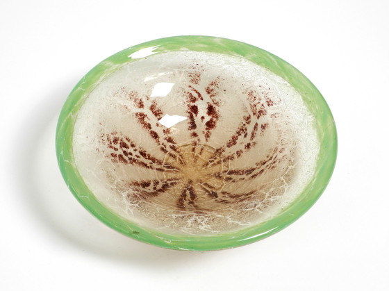 Image 1 of Tre belle ciotole in vetro colorato degli anni '30 di Karl Wiedmann per WMF Ikora | ø30, ø27,5 e ø24