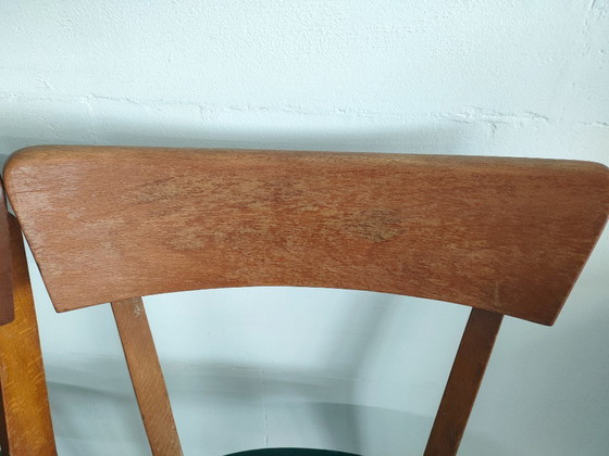 Set di 4 sedie da pranzo industriali stile Bauhaus – Legno (photo 12 of 13)