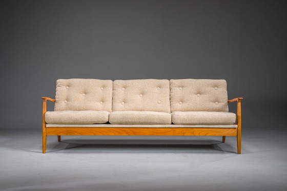 Image 1 of Bank en stoelen van Eugen Schmidt voor Soloform, jaren 60, set van 3.