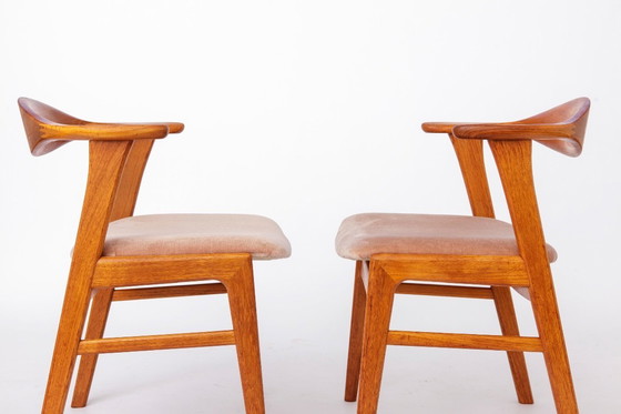 Image 1 of Set of 4 Erik Kirkegaard Chairs Model 49, Danish Mid Century Modern Teak Dining Chairs, 1960s Høng Stolefabrik