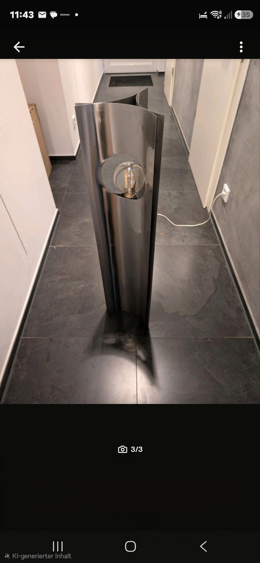 Lampada da terra vintage "Etoile" di François Monnet per Kappa, Francia 1969 – vloerlampen, Metal (photo 2 of 5)