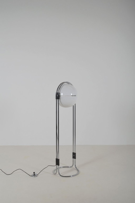 Zeldzame vloerlamp Coffee Bean door André Ricard voor Metalarte, jaren '70