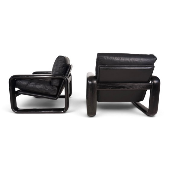 Set van 2 Rosenthal Hombre leren fauteuils van Burkhard Vogtherr, 1970 – Leather, Vintage (photo 10 of 20)