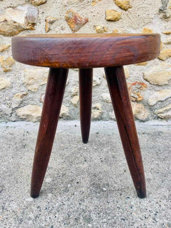 Sgabello Berger vintage, alto, in frassino, di Charlotte Perriand, anni '50 – Sgabelli, Legno (photo 32 of 32)