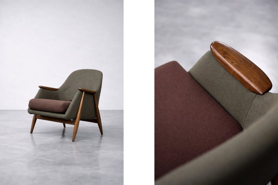 Image 1 of Vintage Mid-Century Modern Pallas Living Room Set by Svante Skogh for Asko, Finland, Set of 2, 1950s