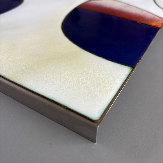 Image 1 of Obra de arte titulada «Strawinsky», cerámica sobre esmalte, Jan de Valk, 1991.