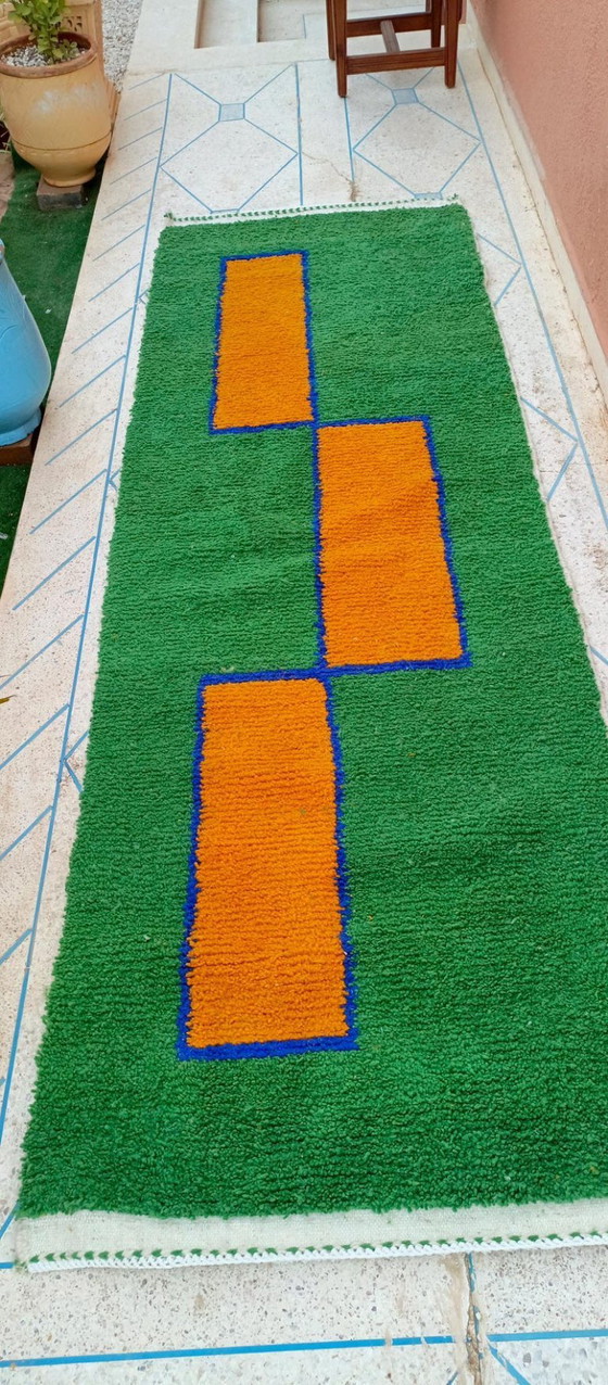 Image 1 of Alfombra de pasillo hecha a mano de 100 cm x 300 cm.