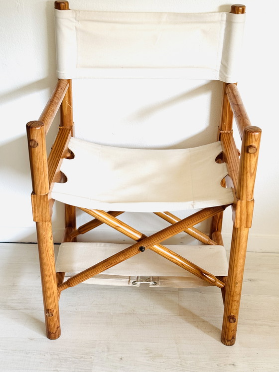 Image 1 of Vintage Jaren 70 Safaristoel Regisseursstoel