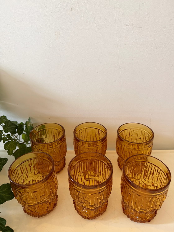 Bormiolo 1970s Brutalist Glasses – Glass & Decanter (photo 3 of 6)