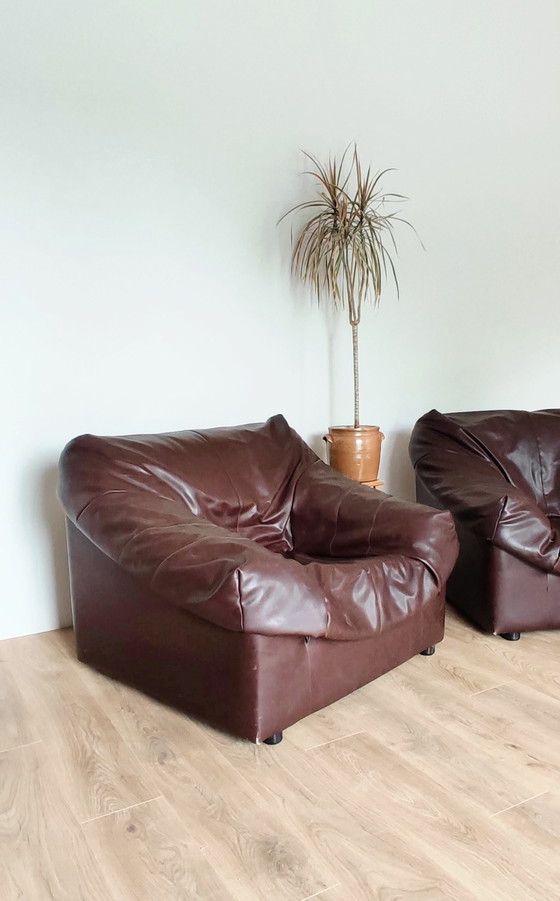 Image 1 of 2 x armchairs, eenpersoons zetels 