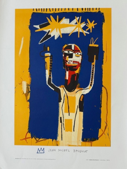 Jean-Michel Basquiat (after) - Welcoming Jeers - 1997