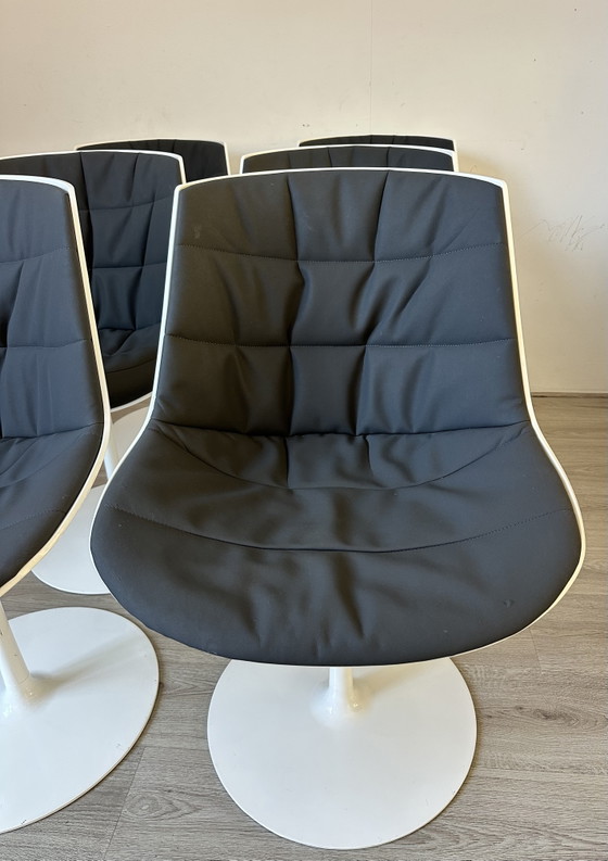 6 MDF Italia Flow Design Eetkamer Stoelen – Eetkamerstoelen, Plastic, Metal (photo 12 of 15)