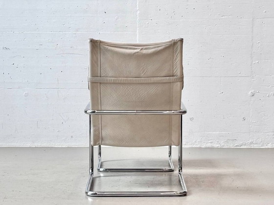 Fauteuil Cantilever Vintage Heinrich Pfalzberger avec Ottoman, Suisse – Leather (photo 13 of 16)
