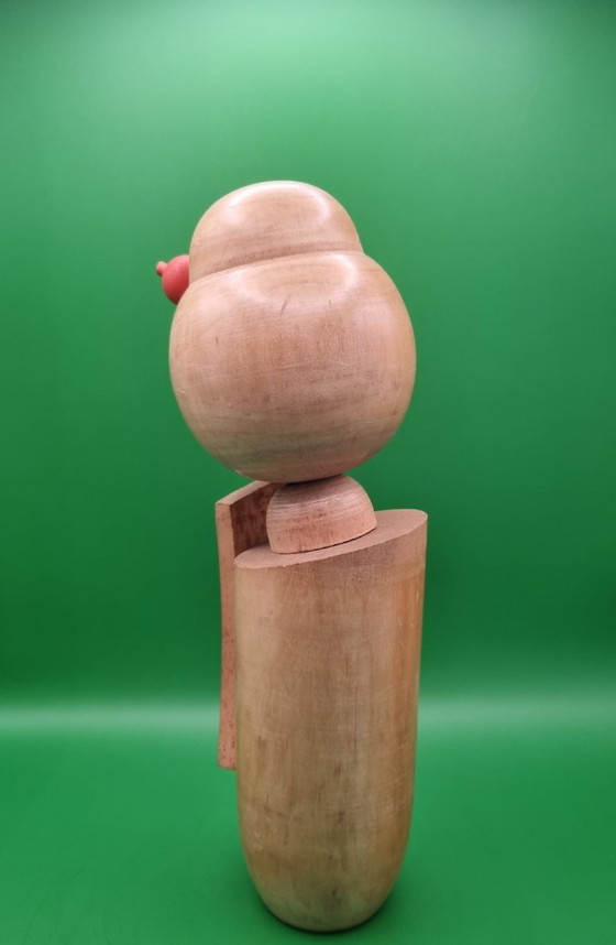Elegante rara kokeshi di Miyashita Hajime – Oggetti decorativi, Wood (photo 3 of 6)