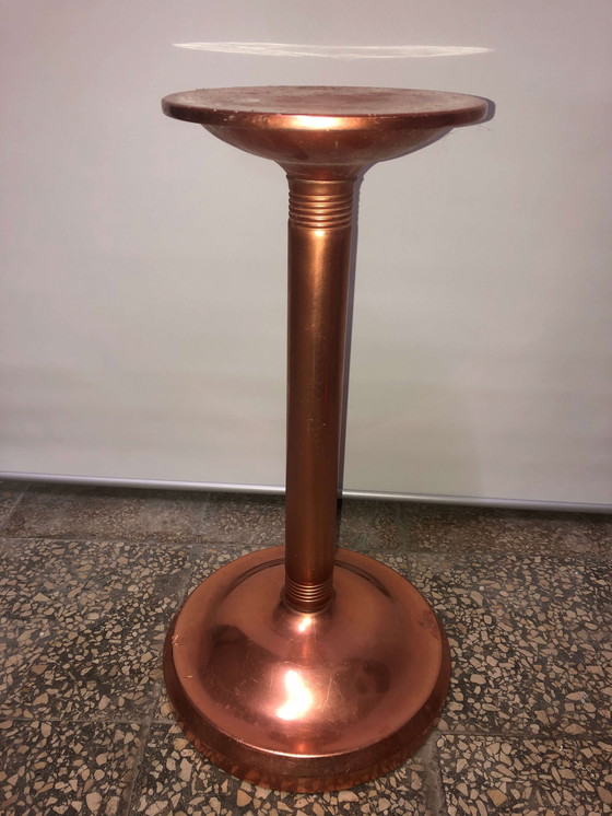 Image 1 of Paire de piédestaux dans un porte-vase en aluminium, années 60