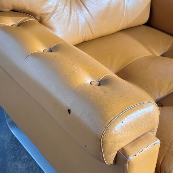 Image 1 of Paire de fauteuils hongrois Agnes en similicuir, 1979