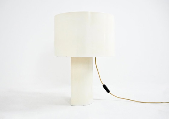 Image 1 of "Spiral" tafellamp van Ingrid Hsalmarson voor New Lamp, 1970