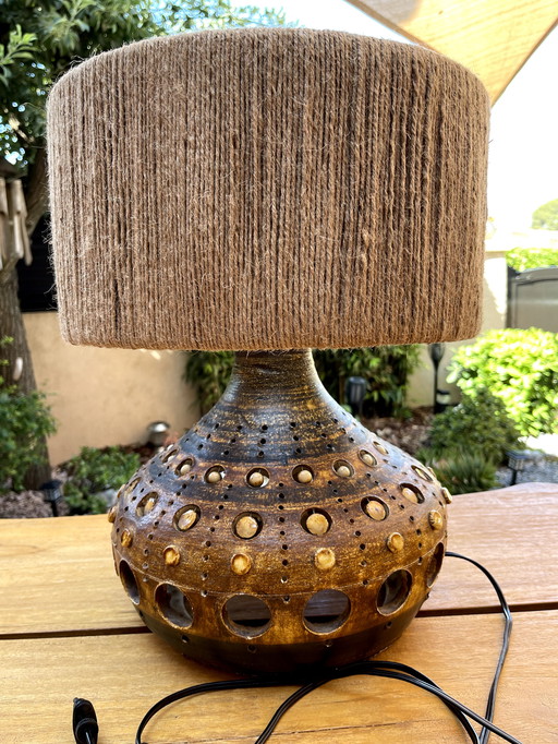 Georges Pelletier ceramic lamp
