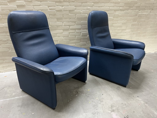 2X De Sede Ds50 Lounge Faultuil