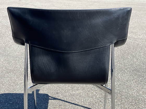 Image 1 of Set van 4 stoelen Fasem Italië, ontwerp Giancarlo Vegni & Gianfranco Gualtierotti