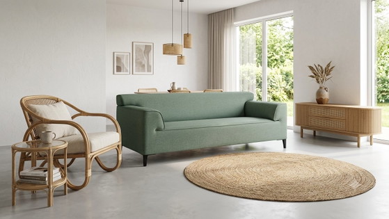 Pode 3 zitsbank refurbished – 3-5 zitsbanken, Wool (photo 2 of 7)