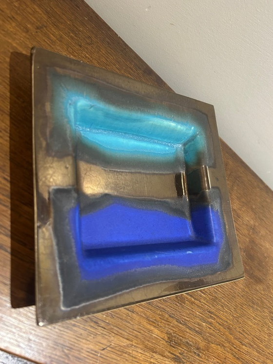 Image 1 of grote vintage keramische sieradenbak