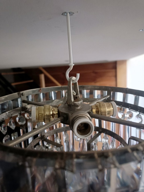 Image 1 of Kroonluchter van Muranoglas in druppelvorm, jaren 60